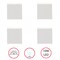 Quickway Imports Modern Decorative Waterproof Aluminum Wall Lamp 10 Watt Cool White 4000K, White Set of 4 QI004492.WT.4 - alternate 1